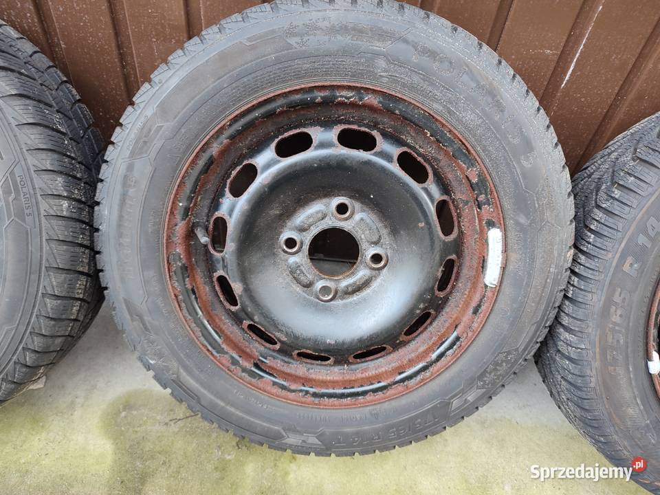 Felgi Stalowe 14 Ford Fiesta MK7 Opona Zima wielkopolskie Piętno