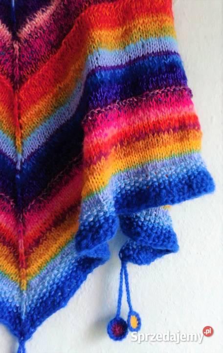 Chusta robiona na drutach Mexico 4 Pozostałe Katowice