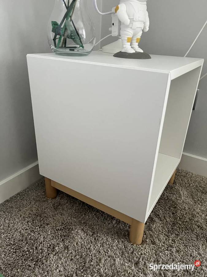 Rama łóżka z tapicerowanym zagłówkiem Malm Ikea Myślenice