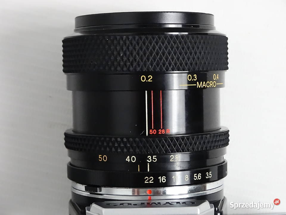 Kultowy Olympus OM10 Soligor 2850mm MC Macro Biłgoraj