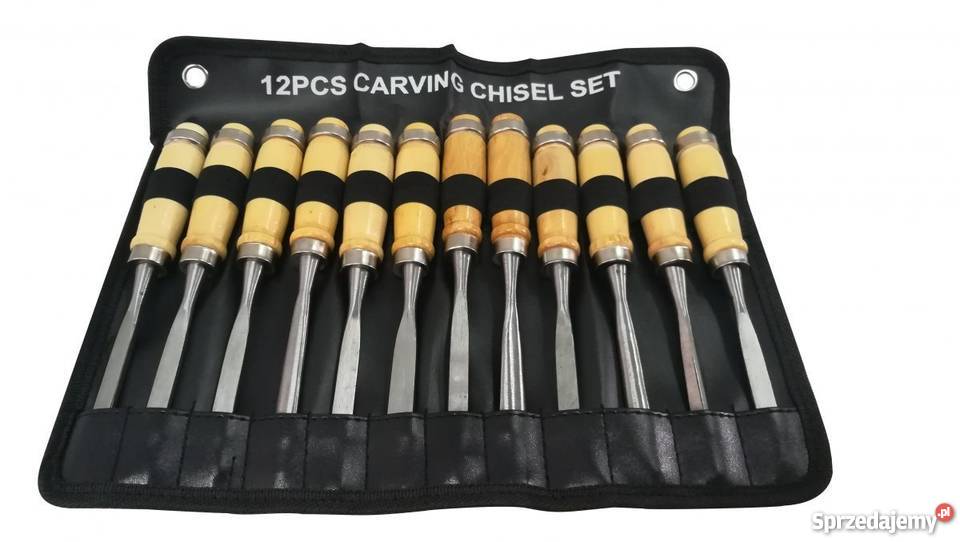 Dłuto dłuta Zestaw 12 dłut do drewna rzeźbienia Poznań sprzedam