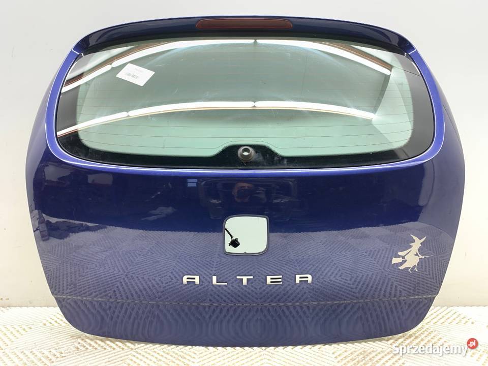 KLAPA TYŁ SEAT ALTEA Minivan Eclipse Blue TYLNA