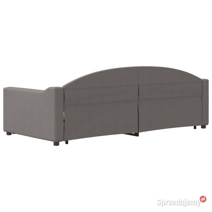Sofa rozsuwana z szufladami taupe tkanina 90x200 Warszawa sprzedam
