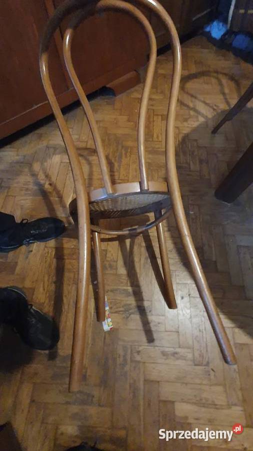 Krzesła gięte 4 sztuki stare vintage Warszawa