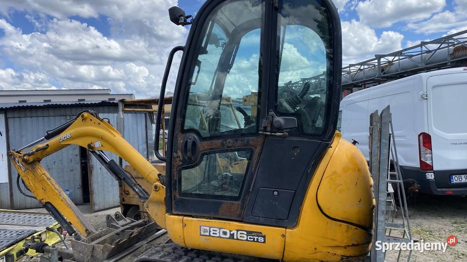 Sprzedam minikoparka jcb 8016 Rok produkcji 2012 śląskie Świętochłowice