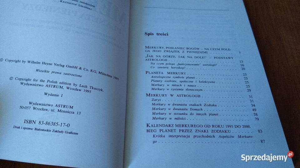 Merkury planeta pieniędzy która z planet ma na Gdańsk sprzedam
