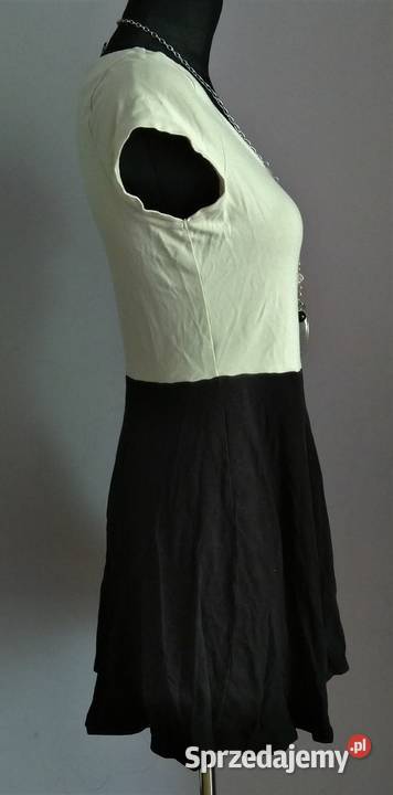 Bawełniana sukienka odcinana pod biustem lekko Krosno