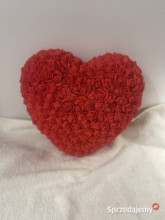 Serce z różyczek piankowych