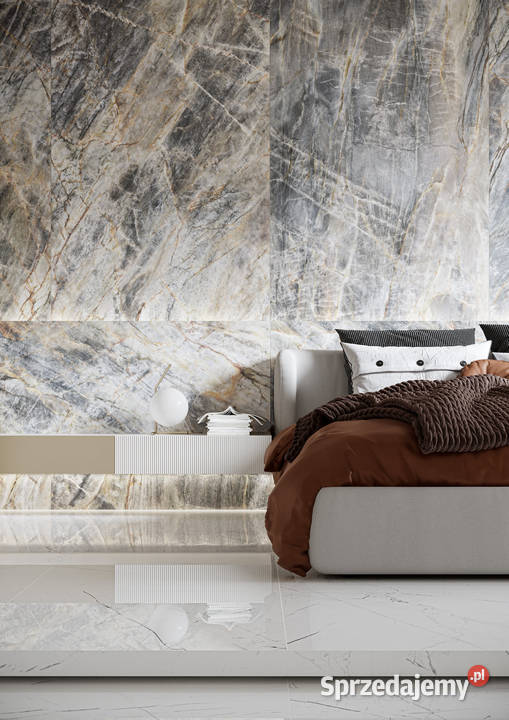 Gres wielkoformatowy 120x120 ZŁOTO półmat Łask