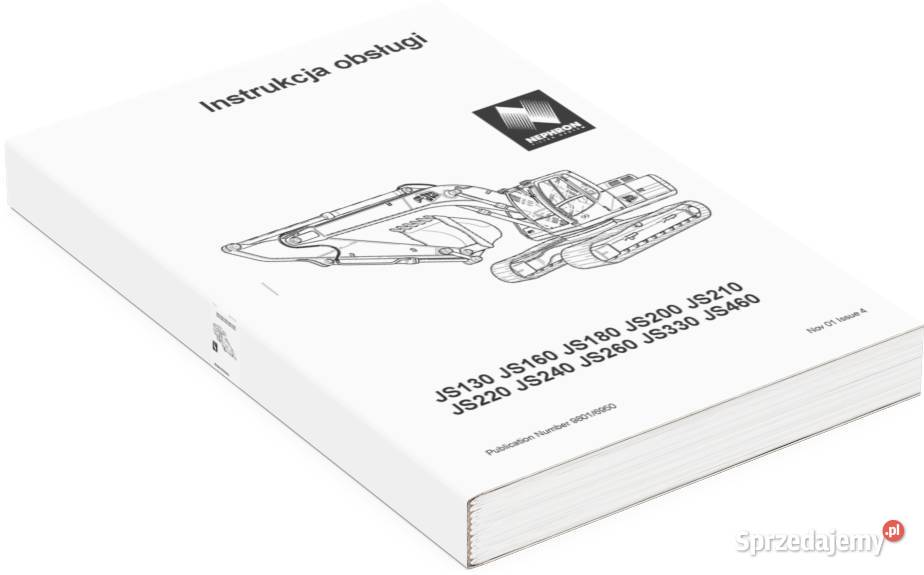 Instrukcja obsługi DTR JCB 535125 katalog napraw wielkopolskie sprzedam