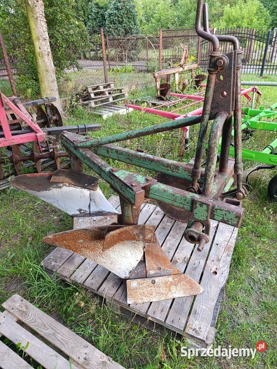 Pług dwuskibowy Unia Grudziądz Nieporęt sprzedam