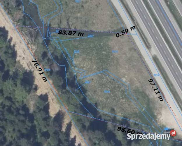 Działka 6366m2 WiśniówkaKielce DK73 i S7 świętokrzyskie Dąbrowa