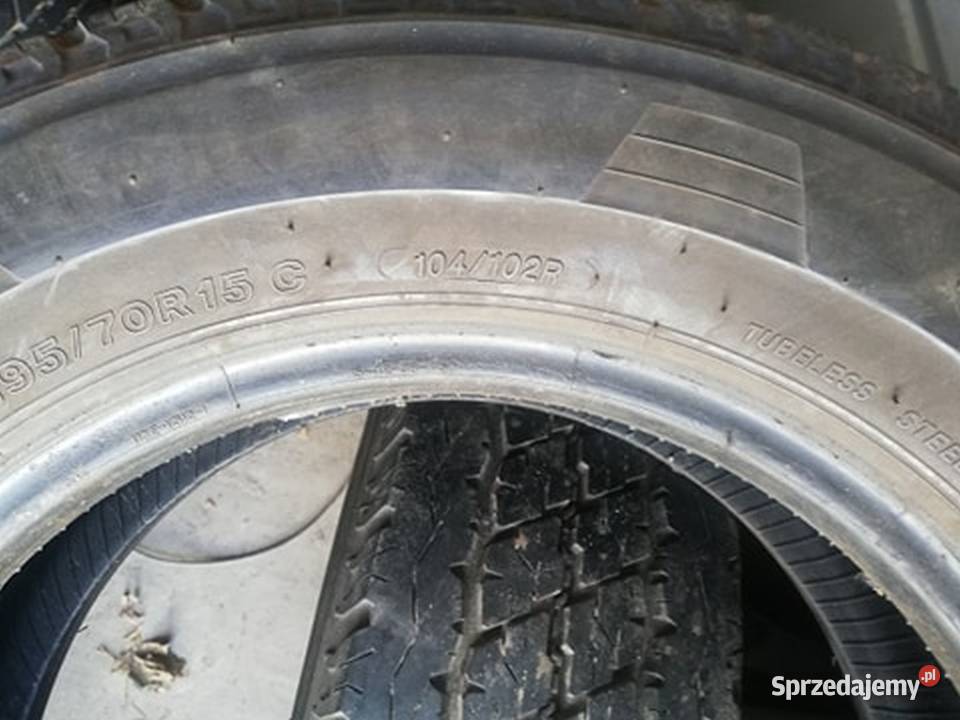 2 opony 19570R15C BRIDGESTONE DURAVIS Kielce sprzedam