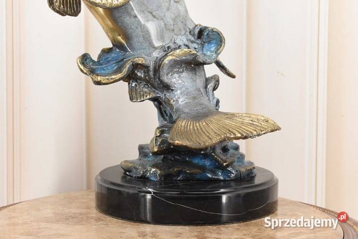 Okoń z Brązu Ryba Wędkarstwo Figura Rzeźba z Kraków