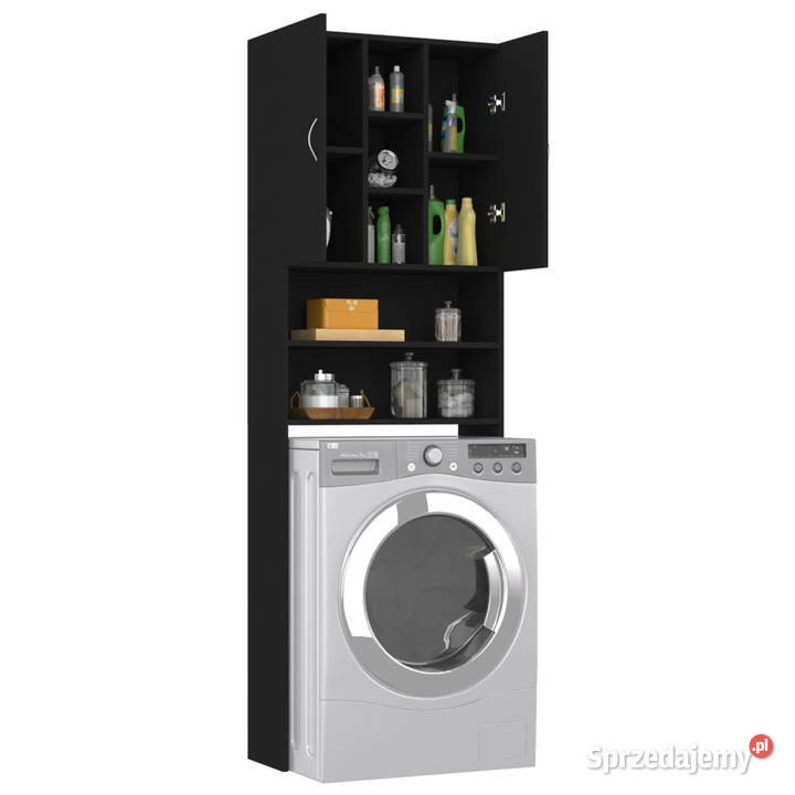 Szafka na pralkę czarna 64 x 255 x 190 WM808423 Warszawa