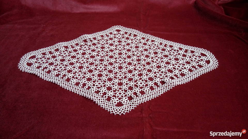 Serwetka frywolitkowa Rękodzieło Wiśniowa sprzedam
