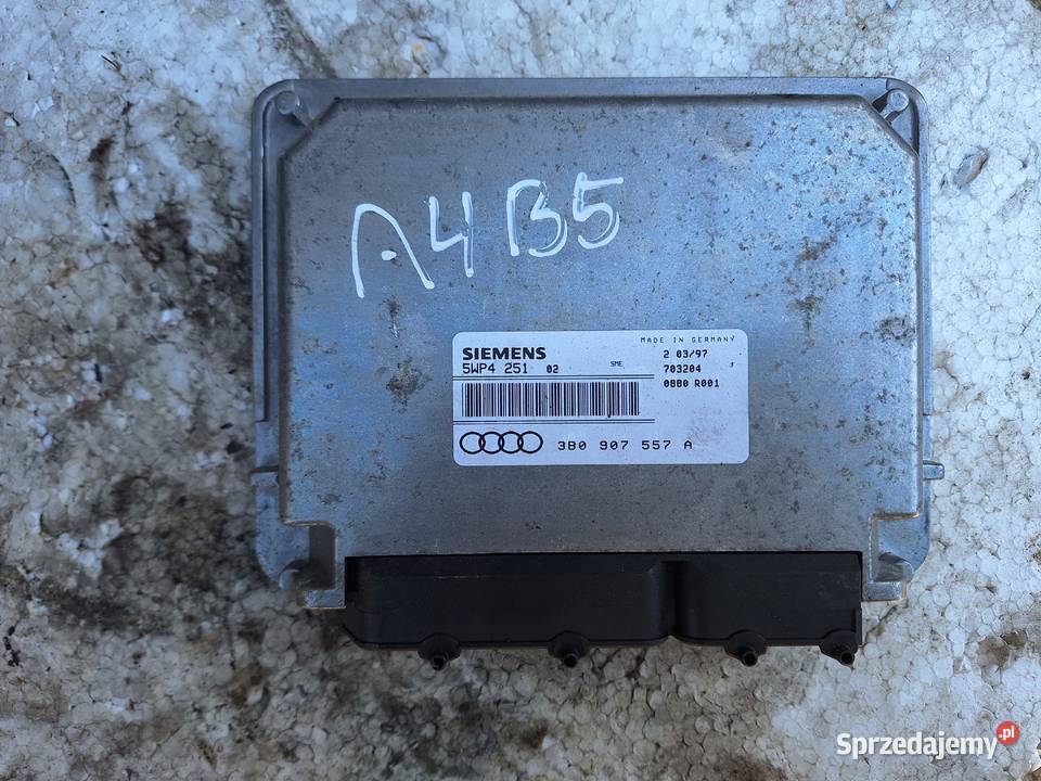 Komputer Sterownik Silnika Audi A4 B5 3B0907557A lubelskie Wisznice
