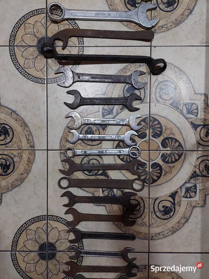 Klucze płaskie oczkowe płaskie 46 41 36 32 30 28 śląskie