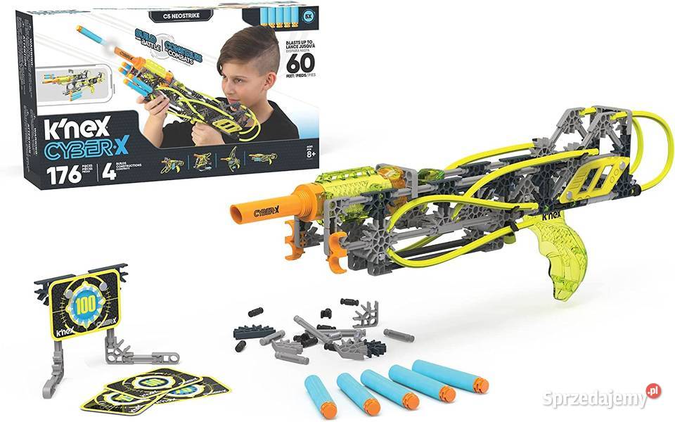 Zestaw Klocków Knex CYBERX C5 NEOSTRIKE Karabin małopolskie Mogilany