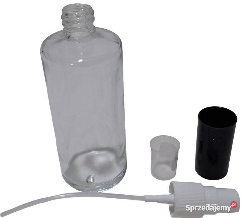 Buteleczka z atomizerem perfumach czarna 100ml
