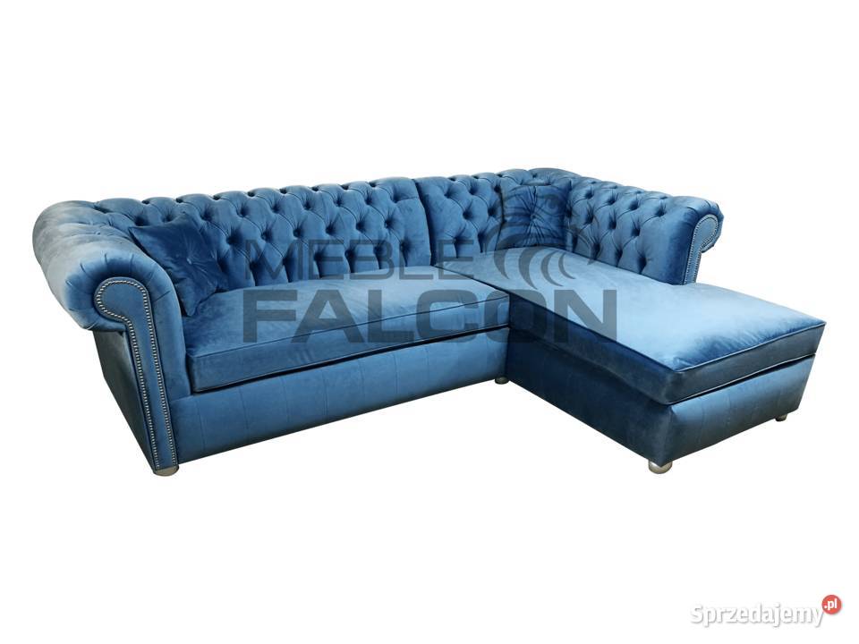 Pikowany narożnik Chesterfield Focus PRODUCENT Łóżka, wersalki i sofy