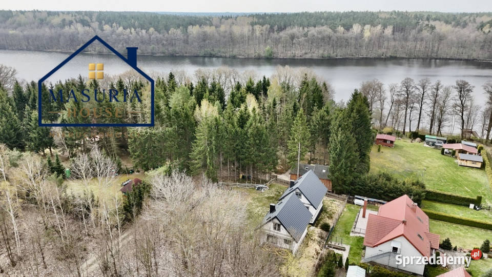 Dwa domy jeziorem utwardzona warmińsko-mazurskie