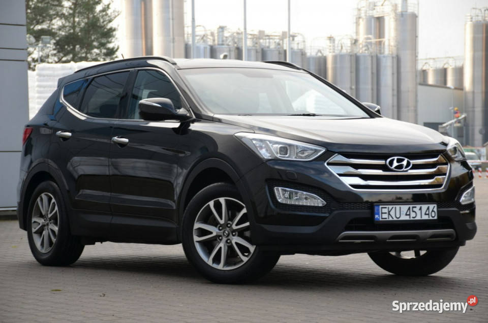 Hyundai Santa Fe Czarny Zarejestrowany 24GDI 192 tempomat Kutno