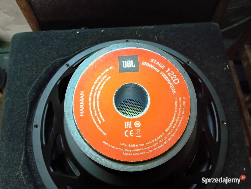 Skrzynia basowa bassowa tuba subwoofer JBL Stage Niegowonice