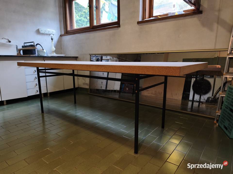 sprzedam stół z blatem z korka 75cm Warszawa