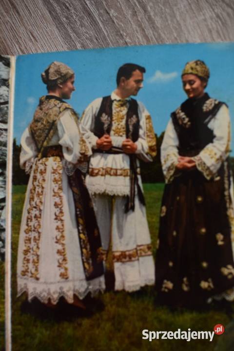 Narodowe stroje Jugosławii zdjęciowy folder z Chełmno sprzedam