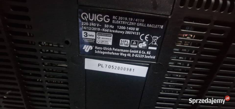 Elektryczny grill Dąbrowa Górnicza