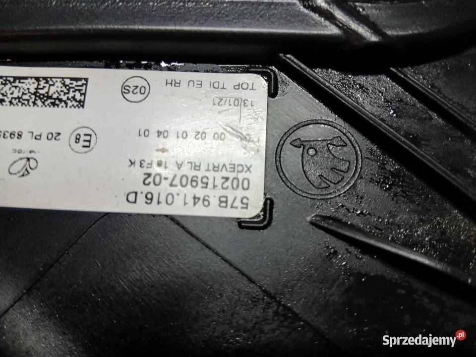 Skoda Karoq lampa reflektor Full Led prawy przód Części samochodowe mazowieckie Warszawa