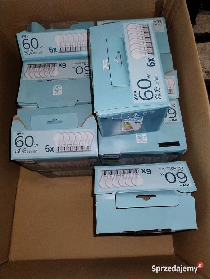 TANIO Żarówki Led Philips A60 E27 8W60W E27 6 Sosnowiec