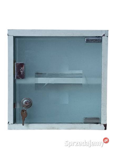 Mała Metalowa Apteczka ze Szklanymi Drzwiczkami podkarpackie Rzeszów