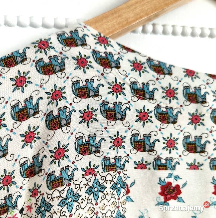 Orientalna narzutka S 36 wiskoza wdzianko boho Szczecin