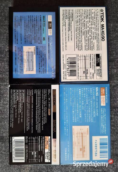 Kaseta SONY MARANTZ TEAC DENON BASF NATIONAL TDK Giżycko