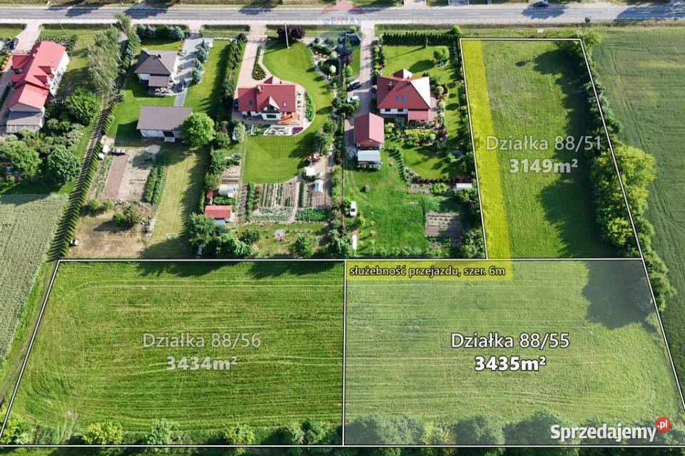 Działka budowlana Łaziska gm Słubice 45m