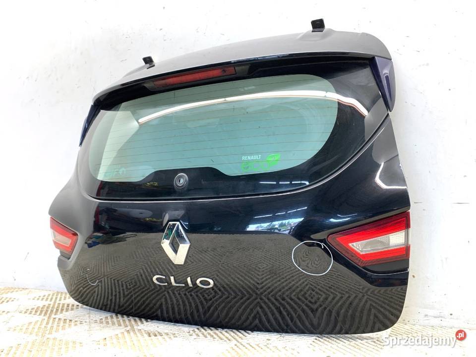 KLAPA TYŁ RENAULT CLIO IV Hatchback CZARNY TYLNA Klapy bagażnika