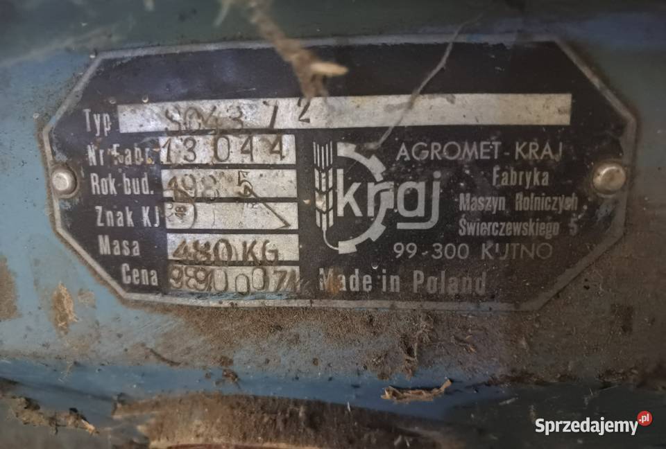 Siewnik Agromet Rolnictwo Płock