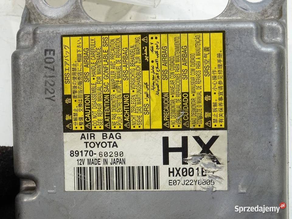 SENSOR AIRBAG TOYOTA LAND CRUISER J20 8917060290