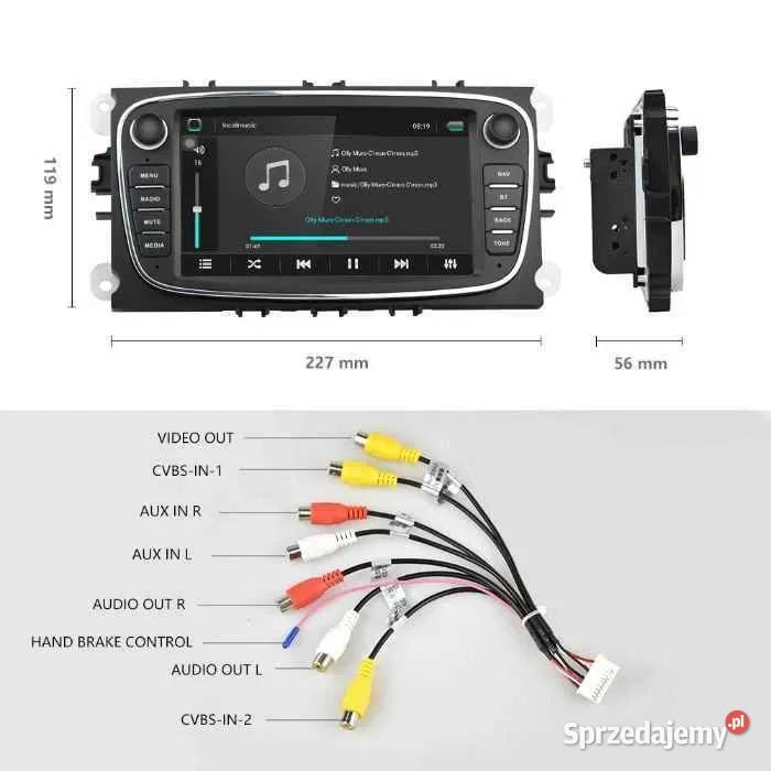 Radio Android Ford Focus Mondeo Smax Cmax Galaxy Ożarowice