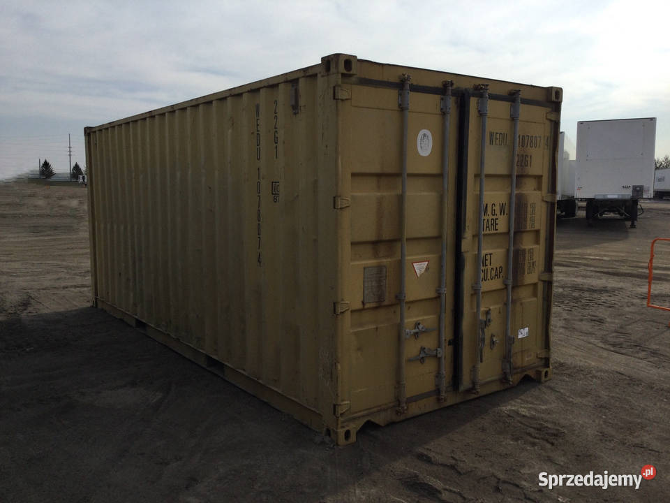 Kontener morski magazynowy budowlany 20DV 6 śląskie Częstochowa