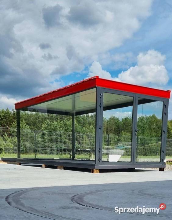 Kontener pawilon ekspozycyjny przeszklony Grójec sprzedam