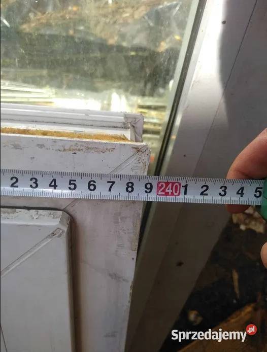 Okno PCV 240 x 63 2400 x 630 mm Warszawa
