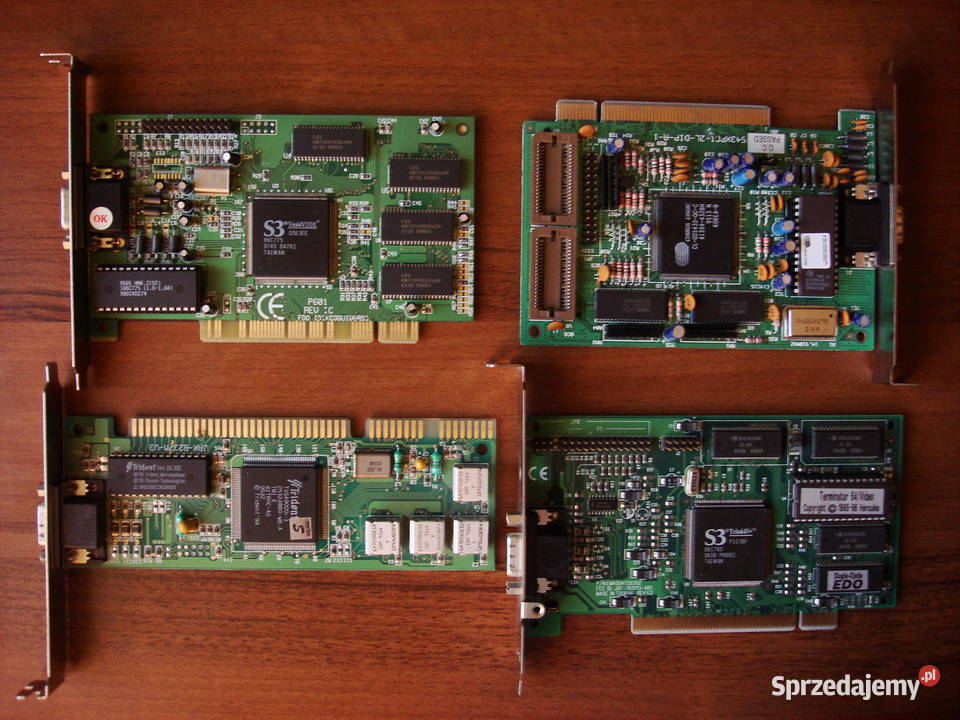 Karty graficzne retro Trident Cirrus Logic S3 Komputery i Akcesoria Kielce