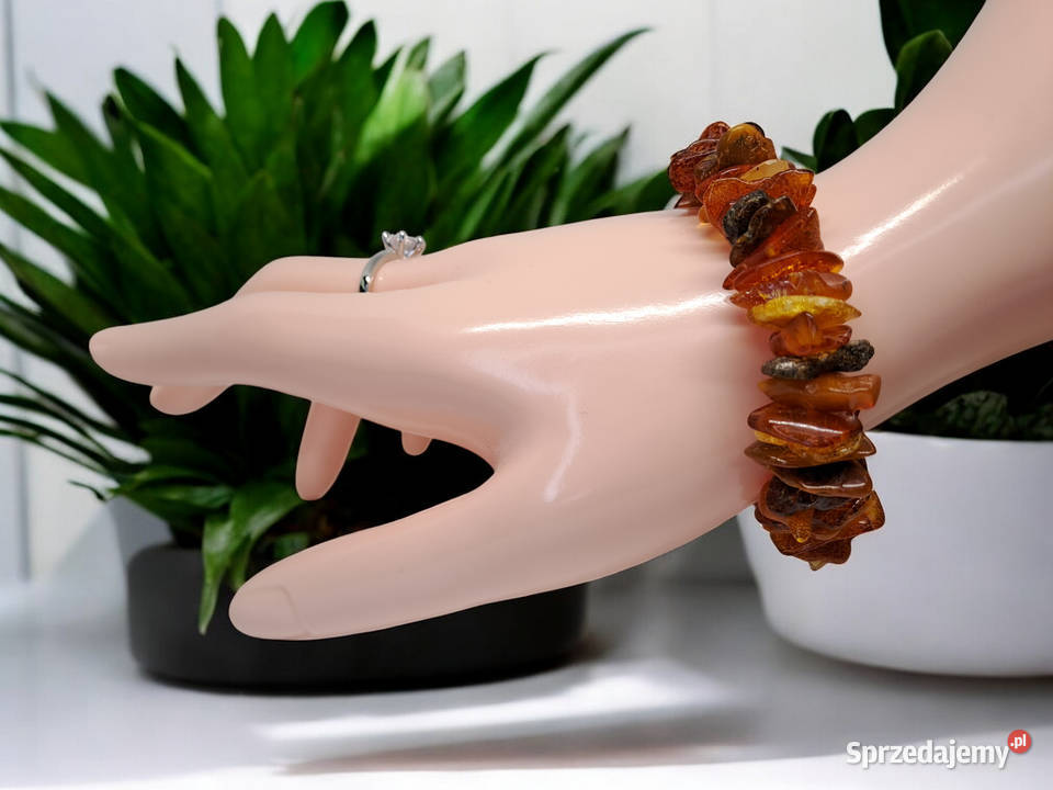 Bransoletka z bursztynu bursztyn bałtycki Warszawa