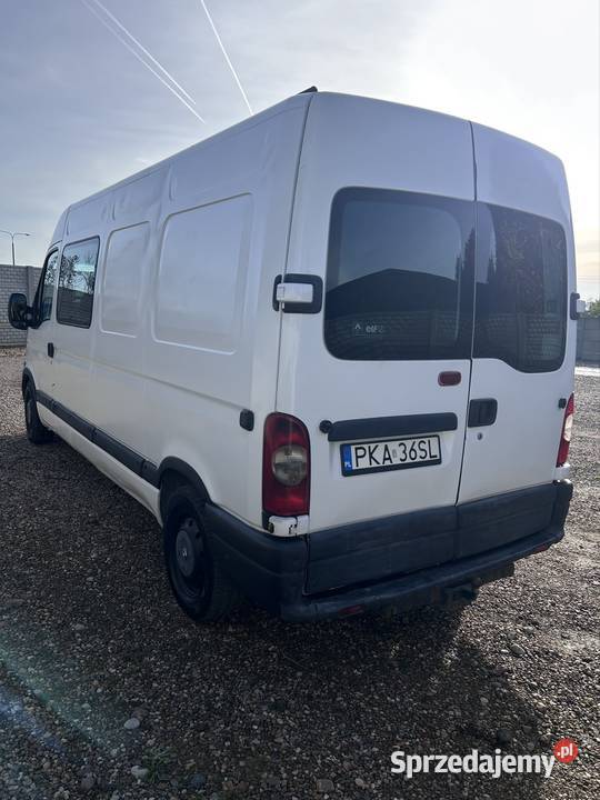 Renault Master 6osobowy brygadowy 2004r 25 DCI ESP Gniezno