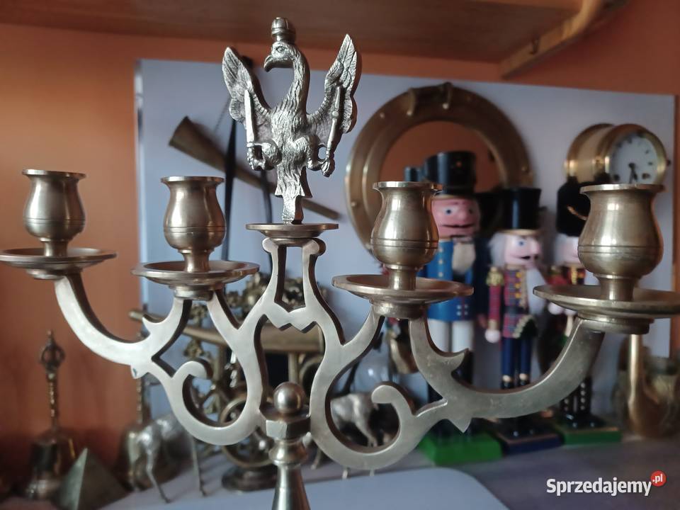 Księstwo Warszawskie piękny świecznik Dom i Ogród Poznań