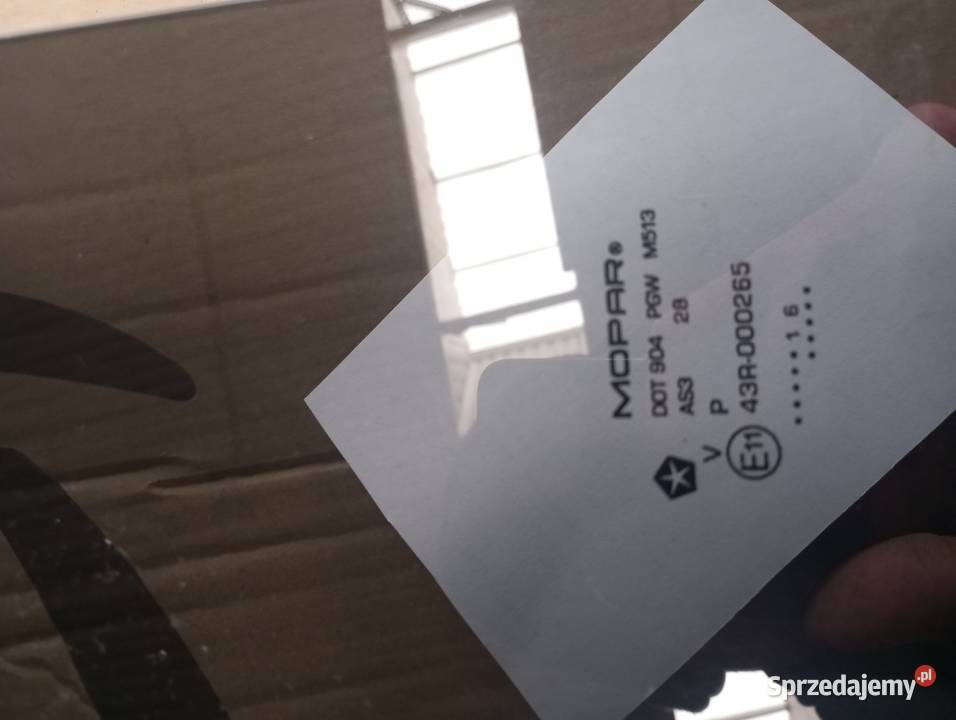 Szyba boczna Dodge RAM 4 Generacja prawy tył Sierakowice sprzedam