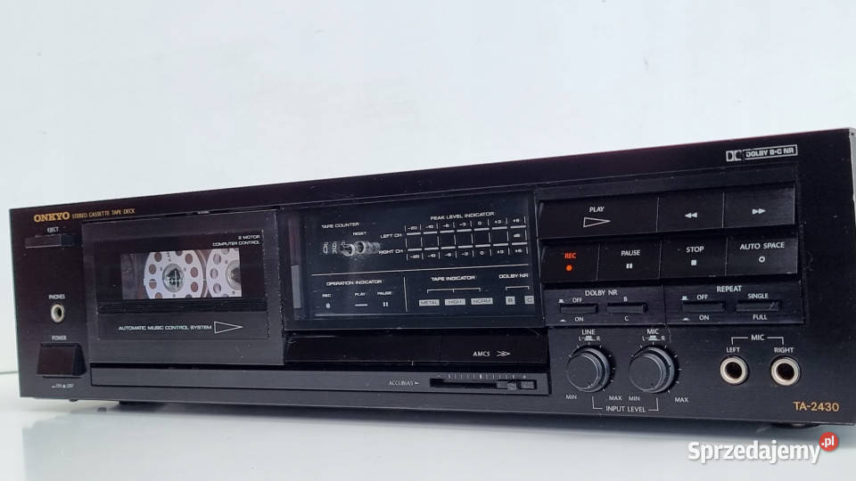 Onkyo TA 2430 magnetofon tapedeck casette deck wielkopolskie Międzychód sprzedam